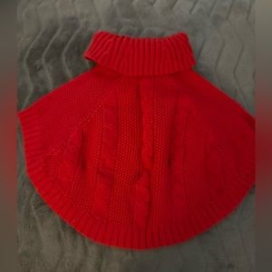 Red poncho